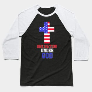 One Nation Under God Baseball T-Shirt